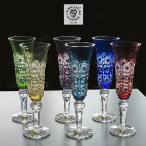 Набор бокалов для шампанского, 6 шт, Caesar Crystal Bohemiae item