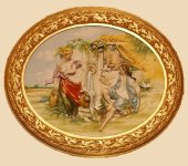 Барельеф "У фонтана", Porcellane Principe