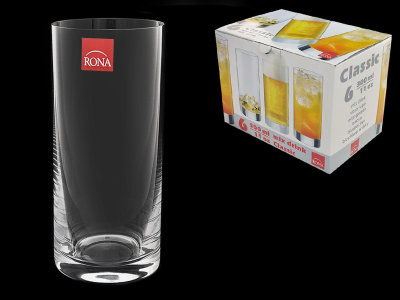 Стакан для воды 300 мл, набор 6 шт, Rona item