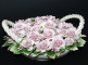 Декоративная корзина с розами, Artigiano Capodimonte item