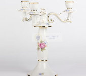 Подсвечник 3-х рожковый, Hollohaza Porcelain