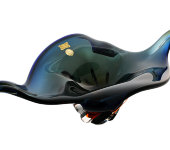 Салатник "Закат", Гутинское стекло, Egermann