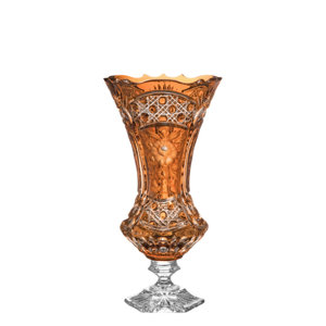 Ваза на ножке "Лакшери", амбер, 2501/32, Arnstadt Kristall item