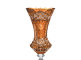 Ваза на ножке "Лакшери", амбер, 2501/32, Arnstadt Kristall item
