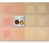 Салфетка подстановочная, плетение «квадраты, винил, (36х48) Pale orange (100115-010) Салфетка подстановочная, плетение «квадраты, винил, (36х48) Pale orange (100115-010)