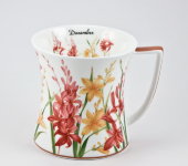 Кружка 450 мл "Цветочная симфония - Декабрь", Royal Bone China Кружка 450 мл "Цветочная симфония - Декабрь", Royal Bone China
