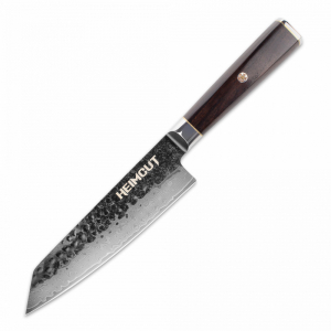 HC/HEXA-EW-KI-18 Нож кухонный, kiritsuke 18 см, дамасская сталь VG10 (67 слоев), рукоять черное дерево (DKK-BA) item