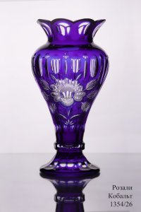 Ваза "Розали", кобальт, 1354/26, Arnstadt Kristall item