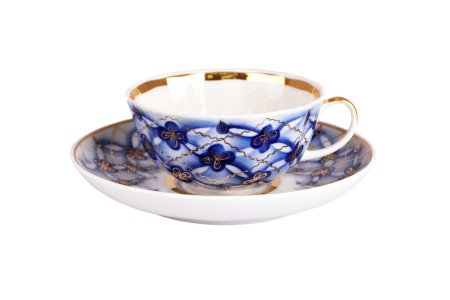 Чайный сервиз 15/6 "Тюльпан - Сеточка", Дулёвский фарфор item