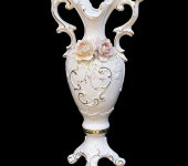 Ваза "Розовые розы", с двумя ручками, 68 см, Ceramiche Ferraro Ваза "Розовые розы", с двумя ручками, 68 см, Ceramiche Ferraro