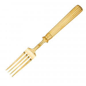 Набор столовых приборов 24 предмета, матовая позолота, LINE Matte Gold Brushed, подарочная упаковка, Cutipol item