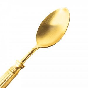 Набор столовых приборов 24 предмета, матовая позолота, LINE Matte Gold Brushed, подарочная упаковка, Cutipol item