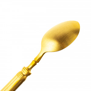 Набор столовых приборов 24 предмета, матовая позолота, LINE Matte Gold Brushed, подарочная упаковка, Cutipol item