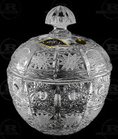 Доза с крышкой 9.2 см, хрусталь, Aurum Crystal s.r.o.