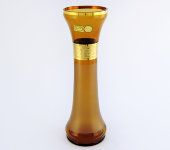 Ваза коричневая "лабиринт" 31 см, Egermann