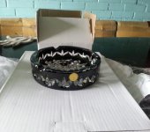 Пепельница "Black", аметист, Cristallerie Strauss S.A. Пепельница "Black", аметист, Cristallerie Strauss S.A.