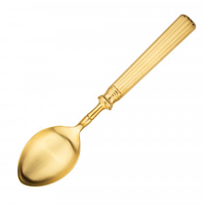 Набор столовых приборов 72 предмета на 12 персон, матовая позолота, LINE Matte Gold Brushed, подарочная упаковка, Cutipol item