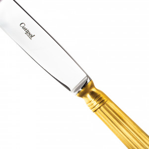 Набор столовых приборов 72 предмета на 12 персон, матовая позолота, LINE Matte Gold Brushed, подарочная упаковка, Cutipol item