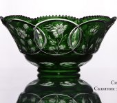 Салатник "Симфония", 2380/31, зелёный, Arnstadt Kristall Салатник "Симфония", 2380/31, зелёный, Arnstadt Kristall