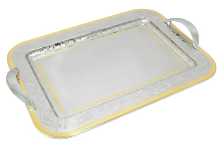 Поднос ручками Flora gold item