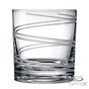 Бокал для виски вращающийся (матовые линии), 001M, Shtox item