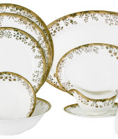 Обеденный сервиз 50/12 "Золотой луг", Emerald             