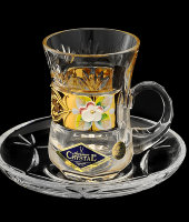 Набор для чая "Армуд", Aurum Crystal, Чехия
