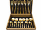 Набор столовых приборов 24/6 с матовой позолотой, MOON Gold Brushed, подарочная упаковка, Cutipol item